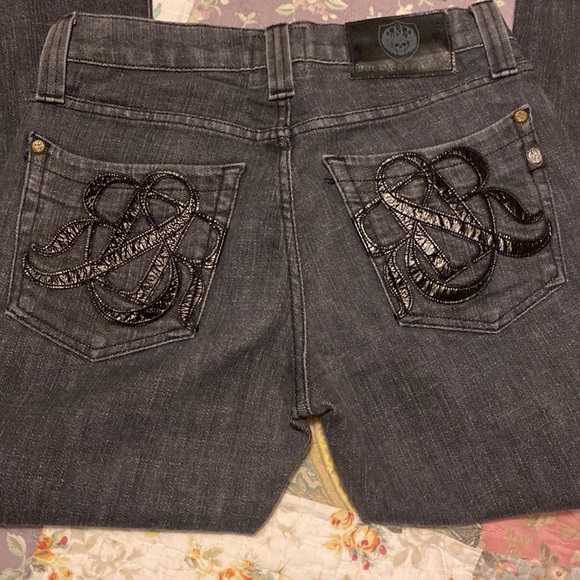 Rock & Republic Women’s Dark Wash High Rise Denim Jeans - Picture 13 of 15